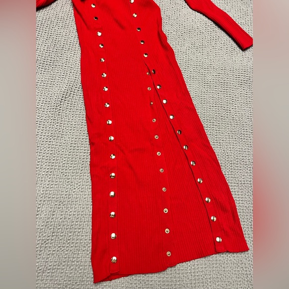 Christmas Long Red Dress Nutcracker Style Size M - Picture 5 of 10